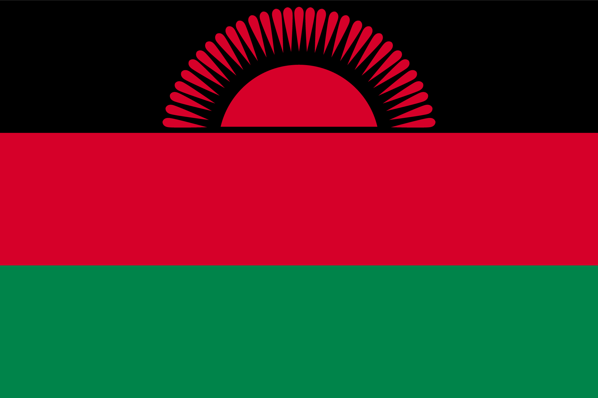 マラウイ共和国の国旗